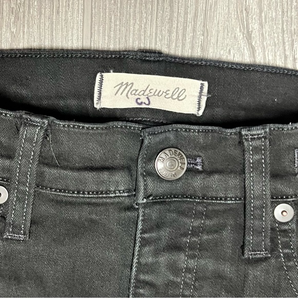 Madewell 9” High Rise Skinny Black Jeans Size 26 - Picture 4 of 10